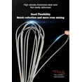 thumbnail image 3 of TIARA 1Pc Piano 10inch Whisker Stainless Steel for Blending, Whisking, Beating and Stirring, Enhanced Version Balloon Wire Whisk (10inch Whisker), 3 of 4