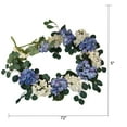 thumbnail image 2 of 6FT Spring Summer Hydrangea Garland, Blue and Cream, Easter Spring Decors by JEWLALO, 2 of 8