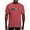 Crimson Red, variant on - Play Doh Stitched Logo T Shirt - Mens Comfort Colors Shirt