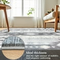 thumbnail image 7 of Ultrug Boho Area Rug Modern Geometric Soft Non Slip Rugs Indoor Floor Carpet for Living Room Bedroom Home Decor,5'x8',Light Grey, 7 of 7