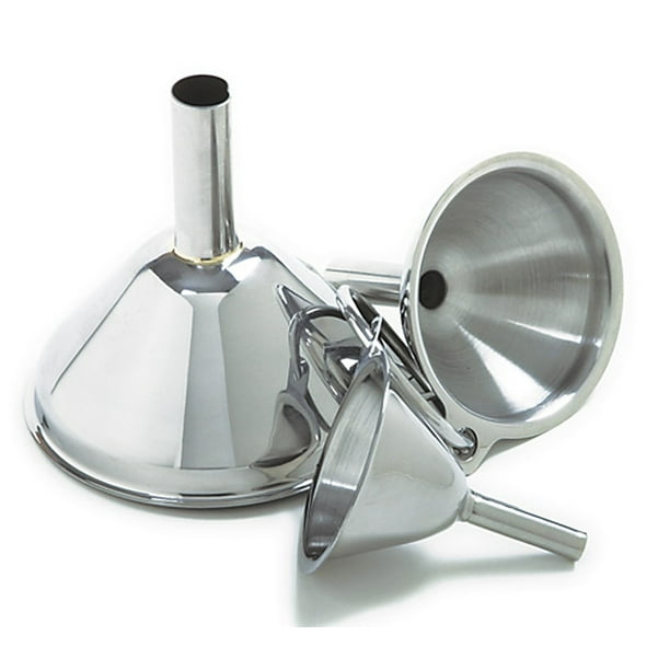 Norpro Stainless Steel Funnel Set (3 Pieces)
