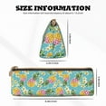 thumbnail image 4 of Naloa Cute Pineapples Print Leather Pencil Case - Portable Big Capacity Pencil Pouch Organizer Bag Stationery Bag for Work & Office Pencil Pen Case, 4 of 5