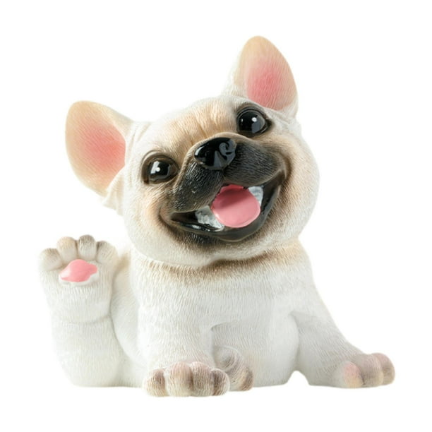 Estatua de perro, colección de esculturas de perro, mini estatua de resina de simulación, figuras de animales Doguillo