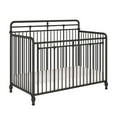 thumbnail image 1 of Colline Monarch Hawken Métal 3 en 1 Lit de bébé transformable, Noir, 1 of 9