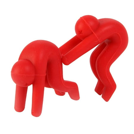 

2pcs Silicone Villains Raise Lid Prevent Soup Overflow Pan Pot Holder Racks