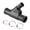 Black, variant on Aluminum Alloy Cooling Systems Y Pipe Radiator Coolant Connector Hose For F350 F450 F550 E350 E450 Truck