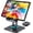 Black(L-Metal), variant on OCYCLONE Aluminum Cell Phone Stand for Desk, 360° Rotating Metal Base, Foldable Portable Holder Anti-Slip, Fits 4-15.6" iPhone, Pad, Samsung, for Streaming, Recording, Watching - Black