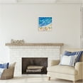 thumbnail image 3 of Stupell Industries Summer Beach Painting Abstract Painting White Framed Art Print Wall Art, 17 x 17, 3 of 9