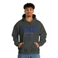 thumbnail image 6 of Unisex Heavy Blend™ Hooded Sweatshirt Cougars Mascot Blue, 6 of 9