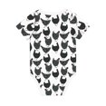 thumbnail image 5 of Balery Retro Rooster Pattern Baby Climbing Clothes Infant Bodysuit Cute Infant Bodysuit Baby Romper-12 Months, 5 of 7