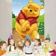 thumbnail image 2 of Winnie the Pooh Backdrop Background Banner Birthday Party Supplies Taspestry Wall Decor Poster Lover, 2 of 6