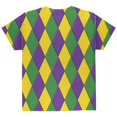 thumbnail image 2 of Mardi Gras Let the Good Times Roll Jester All Over Youth T Shirt Multi YLG, 2 of 2