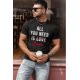 thumbnail image 3 of ABPHQTO Camiseta de manga corta con cuello redondo y estampado de letras negras para hombre, 3 of 5