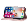 thumbnail image 2 of Dteck For iPhone XS/X 5.8 inch Card Case,Luxury PU Leather Magnetic Closure Flip Folio Wallet with Shoulder Strap Kickstand Cover.For iPhone XS/X,Pink, 2 of 9