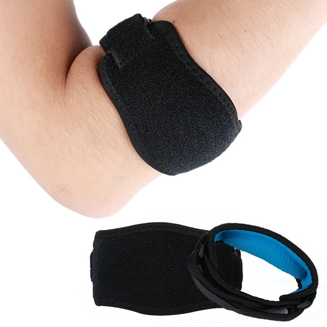 Tennis Coude Soutien Brace, 2pcs Sport Sécurité Élastique Coude Réglable Brace Coude Brace Manches Performances Inégalées