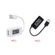 thumbnail image 5 of Kearding Voltímetro USB Amperímetro Probador de voltaje actual Detector LCD Multímetro Voltímetro de batería Amperímetros Bancos de Electrónica Negro, 5 of 6