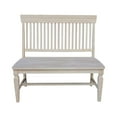 thumbnail image 2 of Vista Slat Back Solid Wood Bench - Unfinished, 2 of 7