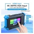 thumbnail image 3 of IP Camera Tester IPC-5100 Plus 8MP AHD CVI TVI CVBS IP Camera Test 4K HD Display Video Monitor 5inch IPS Touch Screen, 3 of 7