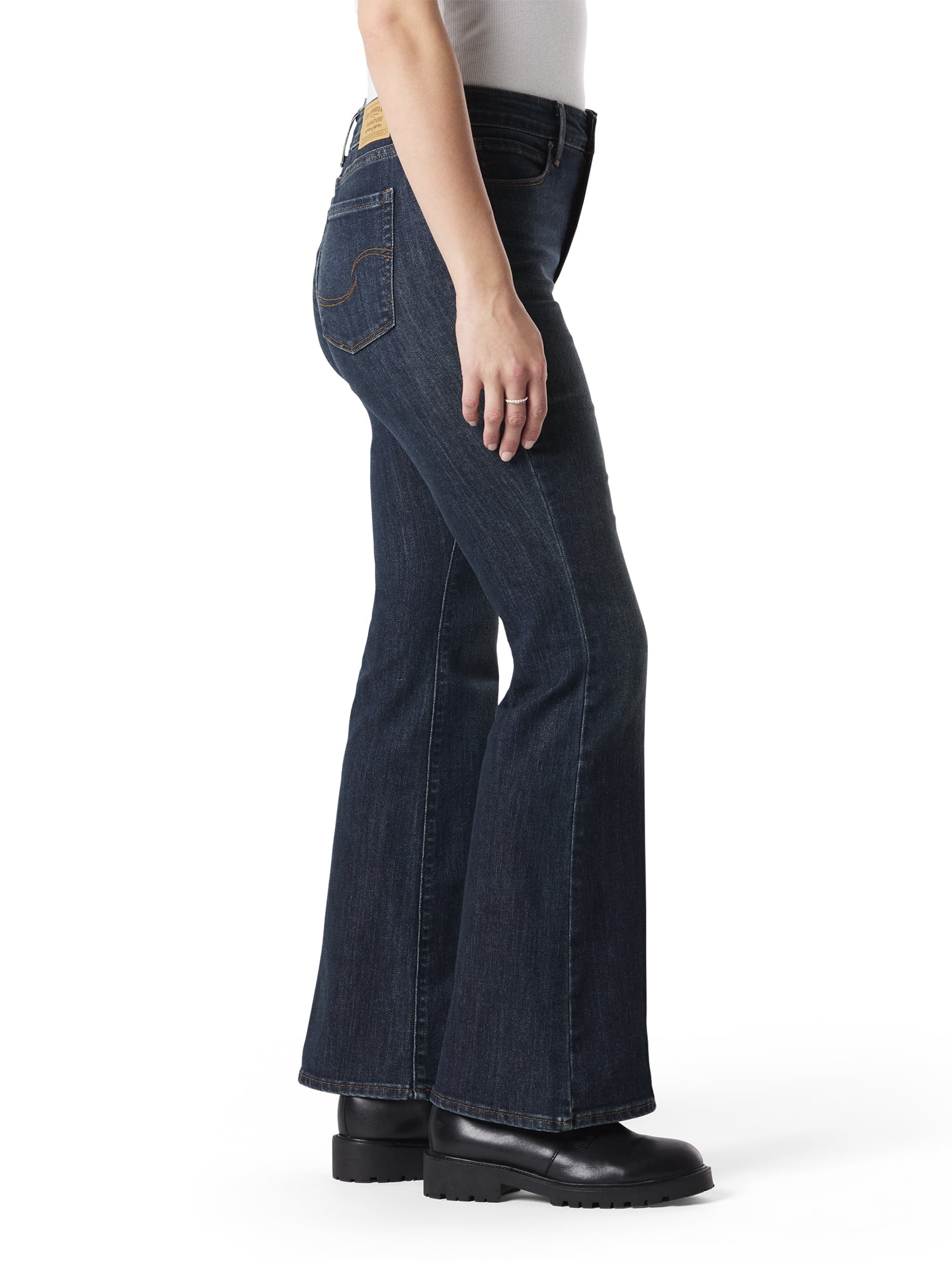 Levi Strauss Signature Women's and Women's Plus High Rise Flare Jeans