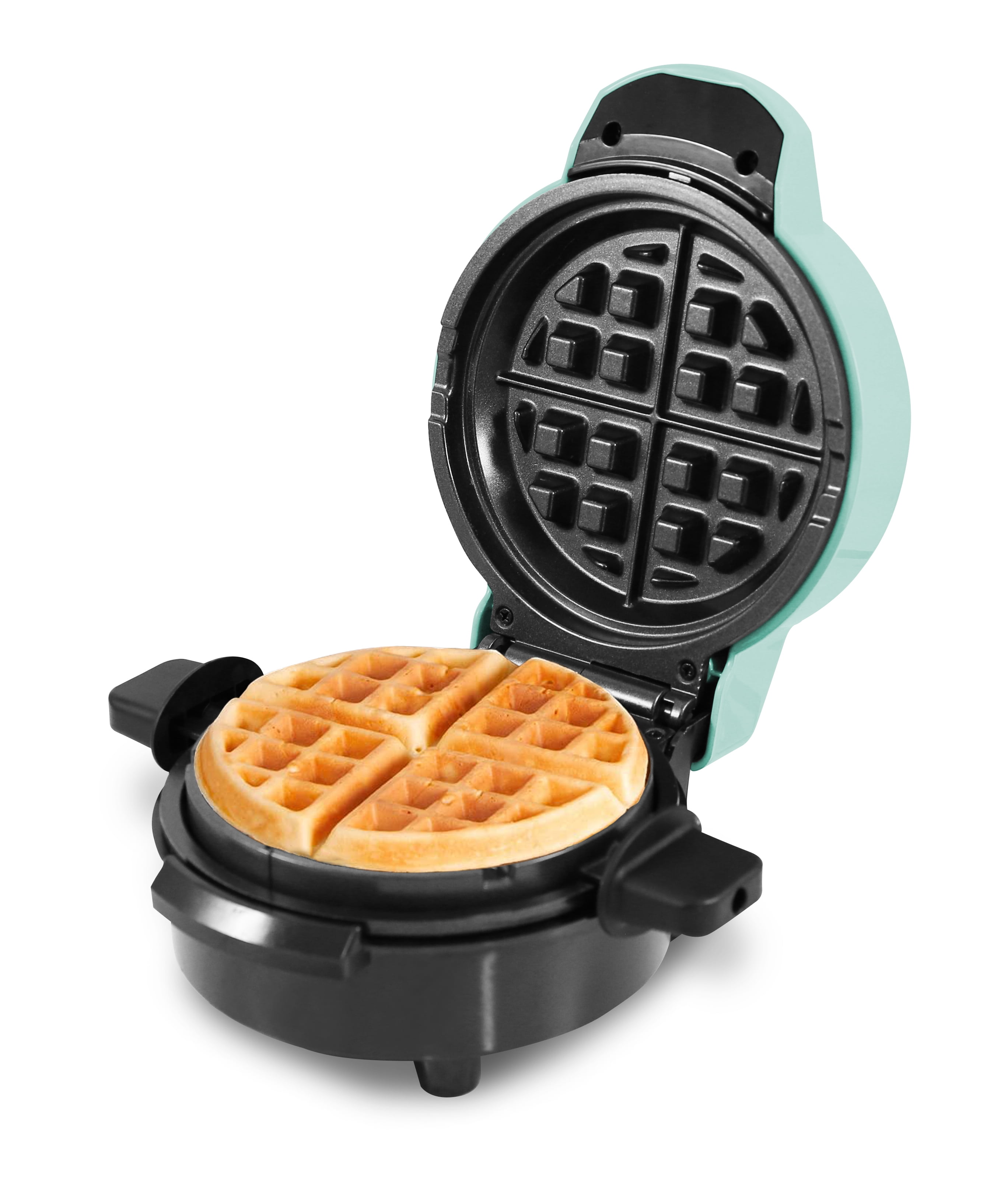 Elite Gourmet Fluffy Stuffed Extra Thick Belgian Waffle Maker, Mint