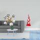 thumbnail image 2 of Figura de escritorio esférica, escultura abstracta de fuego, adorno de vidrio, estatua decorativa para estante, ideal para regalar, decoración del, 2 of 8