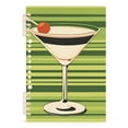 thumbnail image 7 of FORMRS 1-Subject Spiral Notebook 8" x 5" College Ruled 60 Refillable Sheet A5 Hard Cover, Black Martini, 7 of 7