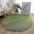 thumbnail image 1 of Plush Round Rug Fluffy White Carpets For Living Room Soft Home Decor Bedroom, 1 of 5