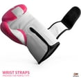 thumbnail image 3 of DXM SPORTS Boxing Gloves for Men & Women - Pink & White, 14oz, 3 of 8
