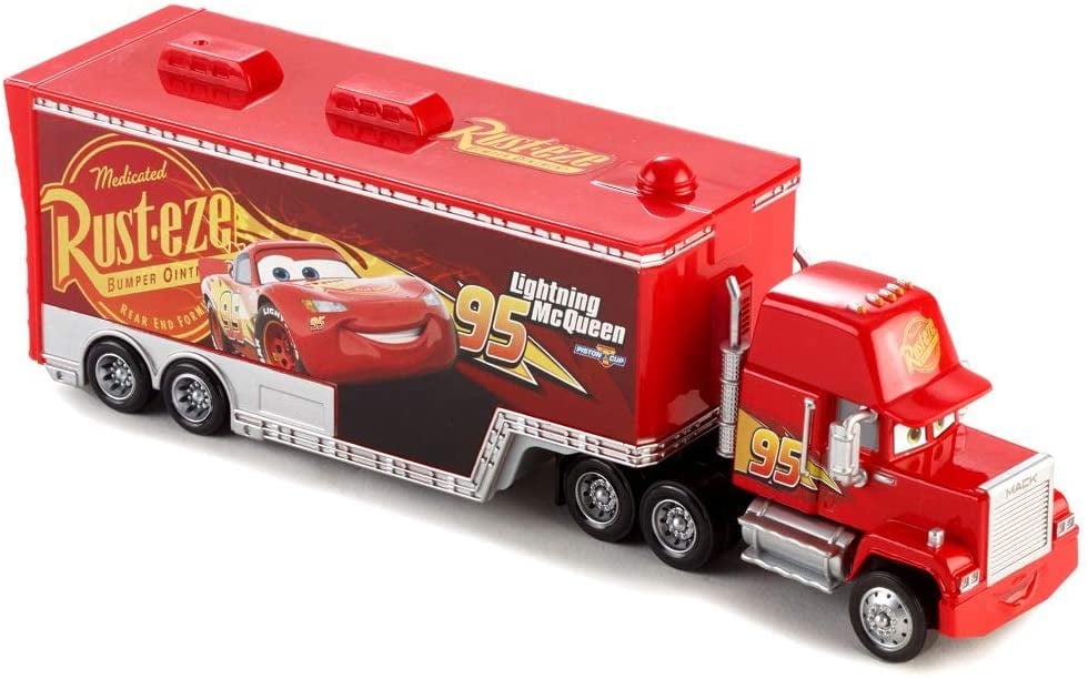 7pc Cars 2 Lightning McQueen Racer Car&Mack Truck Kids Toy Collection Set Gifts 