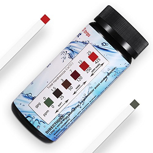 Water Hardness Test Strips Upgraded 100ct 0 425 Mg L Honeforest Hard Water Test Kit Testing Total Hardness Of Water Softener Drinking Water Quality Pool Water Etc Walmart Com Walmart Com