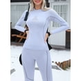 thumbnail image 7 of Charmo Women's Thermal Underwear Sets Super Soft Long John Set Bottom Ski Winter Warm Top & Bottom for Cold Weather, 7 of 7
