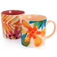 thumbnail image 5 of Spice by Tia Mowry Goji Blossom Fine Ceramic 4 Piece 17oz Mug Set in Multi Color, 5 of 6