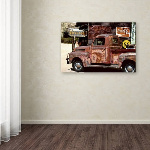 Trademark Fine Art "US Truck" Canvas Art by Philippe Hugonnard