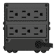 thumbnail image 3 of Regulador de voltaje  Bloosom ER-2550 2500VA entrada y salida de 120V negro, 3 of 5
