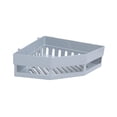 thumbnail image 2 of Rongfmy Corner Shelf Triangle Rustproof Shampoo Storage Rack for laundry home Toilet Grey, 2 of 9