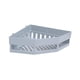 thumbnail image 2 of Organizador de esquina de ducha triangular, organizador de baño, resistente al óxido, sin perforaciones, para ducha Gris, 2 of 9
