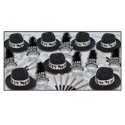 New Year Swingin' Silver Assortment Contains 125 items for your party of 50 guests