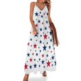 thumbnail image 2 of American Stars 4th July Sleeveless Dress birthday dress for women luxury Dress woman Clothing, 2 of 6