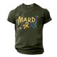 thumbnail image 2 of Casual Summer Tops Carnaval Impreso de Manga Corta Cuello Redondo, Poliéster Ligero para la Fiesta de Verano de Primavera, 2 of 9