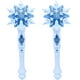 thumbnail image 1 of WORGEOUS 2 piezas iluminadas varitas de copo de nieve varita de hadas para la fiesta de cumpleaños de juguete accesorios, 1 of 8