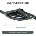 thumbnail image 6 of Sycnb Unisex Waterproof Fanny Pack, Durable, Dark Green, 6 of 7
