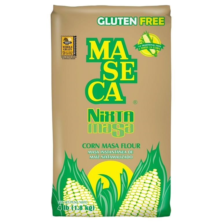10 pack) Maseca Nixtamasa Instant Corn Masa Flour, 4 Lb Bag