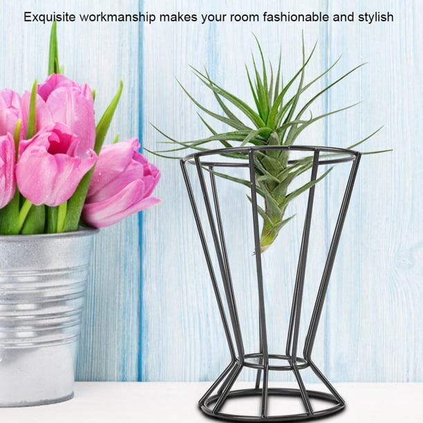 Torre Octogonal de Hierro, Soporte Geométrico para Plantas, Colgador de Flores, Estante para Plantas de Jardín para el Hogar y la Oficina