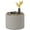 Light Gray#6, variant on Ottomans With Storage HOMCOM 16" Vintage Ottoman, Tufted Foot Stool with Upholstered Seat, Rustic Wood Legs for Bedroom, Living Room, Beige,Living Room Ottomans