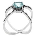 thumbnail image 5 of Natural Sky Blue Topaz 925 Sterling Silver Ring s.7.5 Jewelry DGR1115_A_7.5 R-1244, 5 of 7
