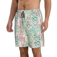 thumbnail image 2 of Goofa Watercolor Tiger Printed Mens Swim Trunks Summer Quick Dry Short Beach Swimwear Bathing Suits-X-Large, 2 of 9