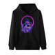 thumbnail image 4 of Abrigo con capucha para mujer, estampado de Festival, Otoño Invierno, prendas de vestir exteriores con cremallera, chaqueta holgada con capucha Punk, abrigo, sudaderas con capucha, abrigo Odeerbi ODB-2, 4 of 8