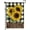 Color 10, variant on Rdsfhsp Spring Summer Buffalo Floral Sunflower Welcome Linen Garden Flag for Yard Lawn Decor 12"x18"