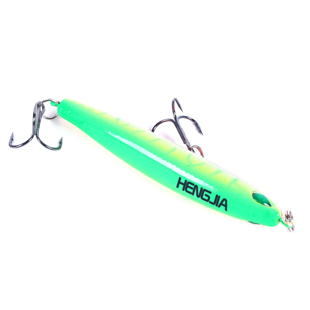 HENGJIA 10PCS Fishing Lures for Bass, Fishing Pencil Popper Lures Topwater Pencil Lures Sinking Hard Bait Pencil Plopper Lure Fishing Lures Pencil Lure