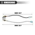 thumbnail image 5 of 4pcs Oxygen Sensor O2 Oxygen Sensor for Cadillac Escalade 2008-2014 No.12609457/12573167 Black Gray, 5 of 7